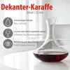 Glazen karaf voor het decanteren van rode wijn, Productafbeelding-voorbeeld 2