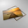 Bild auf Leinwand - Leinwandbild - See Brücke - 120x80cm - Produktbild-Vorschau 2