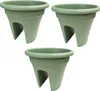 Balkongeländertopf Mediterran 2-fach - Ø 30 cm - Altgrün - Produktbild-Vorschau 1