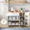 Wózek kuchenny Merax z wysuwanym blatem roboczym, wózek do Podgląd zdjęcia produktu 7