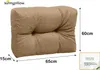 sunnypillow Palettenkissen für Gartenmöbel - Rückenkissen Produktbild-Vorschau 1