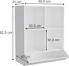 Półka dla dzieci Vicco Conny Biały 65.5 x 82.5 cm, Model Podgląd zdjęcia produktu 3