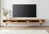 MASSIVMOEBEL24.DE Lowboard Wildeiche 235x43x17 natur geölt Produktbild-Vorschau 4