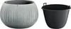 Květináč s vkladem BETON BOWL 37 cm - šedý Náhled obrázku produktu 8