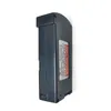 A black battery pack with a red and white label, shown from the side against a white background. Náhled obrázku produktu
