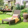 COSTWAY Chaise longue résistante aux intempéries Chaise Voir les images du produit 8