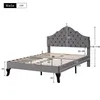 MODFU Polsterbett 90x200cm mit höhenverstellbarem Kopfteil Produktbild-Vorschau 8