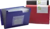 Q-Connect-Ordner mit 13 Fächern, transparent, blau, KF01275 Produktbild-Vorschau 2