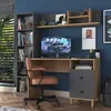 Skye Decor, HA115 - 2643, Schreibtische, Nussbaum, 120 x Produktbild-Vorschau 2