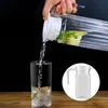 500 ml Acryl-Saftflasche, transparent, gestreift, mit Produktbild-Vorschau 4