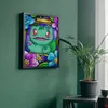 Gemälde BY NUMBERS MIT RAHMEN Pokemon Bulbasaur Gemälde Produktbild-Vorschau 4