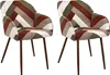 Fauteuil Patchwork Cotele Scott - Lot De 2 Voir les images du produit 1
