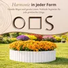 Floranica Beetumrandung Beeteinfassung 40 x 200 cm Weiß Produktbild-Vorschau 4