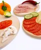 A collection of food items and a wooden cutting board. Podgląd zdjęcia produktu