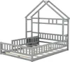 CDGlobal Kinderbett 140x200cm mit Rausfallschutz, Produktbild-Vorschau 5