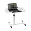 Laptoptisch Bürotisch mit Rollen Computertisch 60x40cm Produktbild-Vorschau 1
