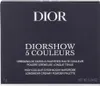 The image shows the front of a dark navy blue Dior eyeshadow palette box. Podgląd zdjęcia produktu