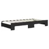 vidaXL Lit de jour extensible avec matelas noir 90x190 cm Voir les images du produit 5