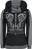 Rock Rebel by EMP Damen schwarze Kapuzenjacke mit Produktbild-Vorschau 2