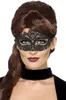 Venezianische Spitzenmaske schwarz - für Fasching Produktbild-Vorschau 2