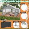 UISEBRT 4x8m Premium Party Tent Pavilion with side parts, Voir les images du produit 3