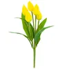 Cv26806-3 Tulipán Veľká Kytica Tulipánov X5 Umelé Kvety Náhľad obrázku produktu 2
