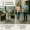 Stehtisch COAL Bistrotisch Partytisch klappbar Gartentisch Produktbild-Vorschau 1