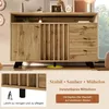 Sideboard Kommode mit 3 Schubladen und 2 Türen Produktbild-Vorschau 6