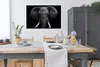 MuchoWow® Poster Elefant - Wildtiere - Schwarz - Weiß - Produktbild-Vorschau 3