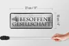 Blechschild  Stammtisch hier sitzen nur die besoffene Produktbild-Vorschau 6