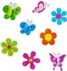 Oblique Unique 68 Sticker Aufkleber Blumen Schmetterlinge Produktbild-Vorschau 2