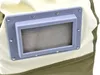 A close-up view of a sandblasting hood with a mesh screen. Náhled obrázku produktu