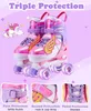 Hozzen Rollschuhe Mädchen Kinder S (Größe 38-41) Produktbild-Vorschau 5