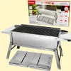 Klappbarer Mangal Camping-Grill SPUTNIK aus Edelstahl BBQ Produktbild-Vorschau 2