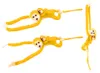 Leantoys Maskottchen Plüsch Affe mit Baby, gelb 90 cm Produktbild-Vorschau 2