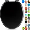 Sanfino® Premium WC Sitz "All Black" hochwertiger Produktbild-Vorschau 1