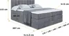 ALTDECOR Boxspringbett mit 2 Matratzen und Topper - 180x200 Produktbild-Vorschau 7