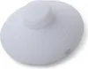 Pédale ronde noir / blanc - Couleur + Quantité : 1 x blanc Voir les images du produit 1