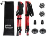 Set Di 3 Bastoni Da Nordic Walking Rossi (30) Anteprima dell’immagine prodotto 11