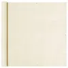 vidaXL Balkon Sichtschutz Creme 120x600 cm HDPE Produktbild-Vorschau 1