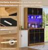 Vitrina okwish de 100x40x180 cm, aparador con iluminación Vista previa de la imagen del producto 8