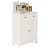 Commode De Salle De Bain Avec Tiroirs, 2 Portes Et Une Voir les images du produit 2