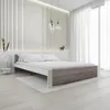 Postel IKAROS 160 x 200 cm, bílá/dub lanýž Matrace: bez Náhled obrázku produktu 3