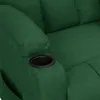 vidaXL Fauteuil relax électrique vert foncé Tissu Voir les images du produit 5