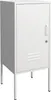 A white metal locker with a single door and legs, shown against a white background. Anteprima dell’immagine prodotto