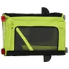 Vozík za kolo pro psa zelený a černý oxfordská tkanina a Náhled obrázku produktu 8