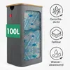 Pojemnik na butelki zwrotne Blumtal 100 l – bambusowy Podgląd zdjęcia produktu 4