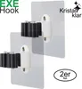 2x EXE Hook Haken selbstklebend ohne bohren Produktbild-Vorschau 1