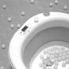 Faltbare Babybadewanne mit LCD-Thermometer und Kissen Produktbild-Vorschau 4