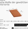 LAMO Manufaktur Waschtischplatte, Holzplatte Waschtisch Produktbild-Vorschau 7
